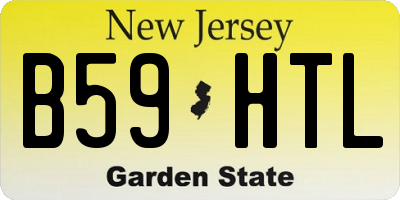 NJ license plate B59HTL