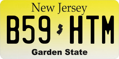 NJ license plate B59HTM
