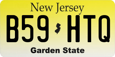 NJ license plate B59HTQ