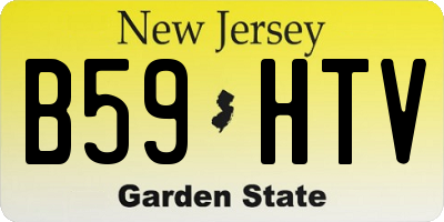 NJ license plate B59HTV