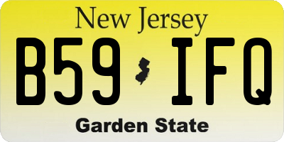 NJ license plate B59IFQ