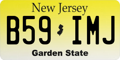 NJ license plate B59IMJ