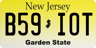 NJ license plate B59IOT