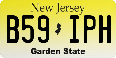 NJ license plate B59IPH