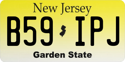 NJ license plate B59IPJ