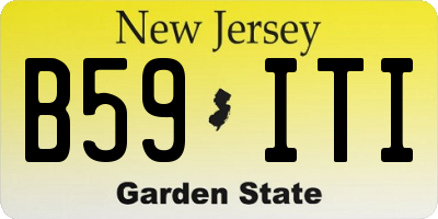 NJ license plate B59ITI