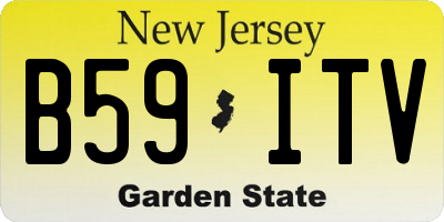 NJ license plate B59ITV