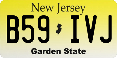 NJ license plate B59IVJ