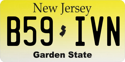 NJ license plate B59IVN