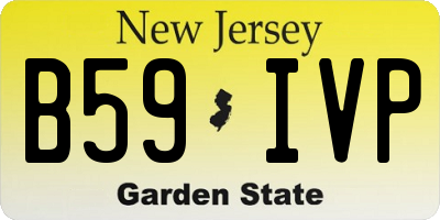 NJ license plate B59IVP