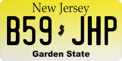 NJ license plate B59JHP