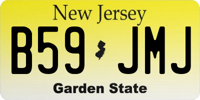 NJ license plate B59JMJ
