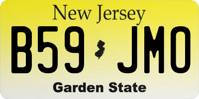 NJ license plate B59JMO