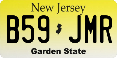 NJ license plate B59JMR