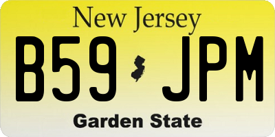 NJ license plate B59JPM