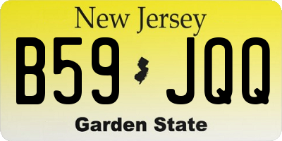 NJ license plate B59JQQ
