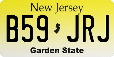 NJ license plate B59JRJ