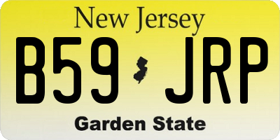 NJ license plate B59JRP