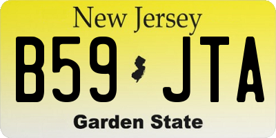 NJ license plate B59JTA