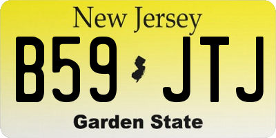 NJ license plate B59JTJ