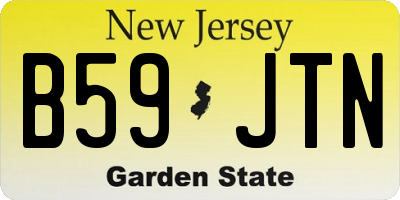 NJ license plate B59JTN