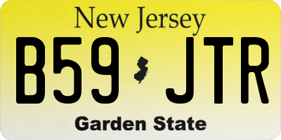 NJ license plate B59JTR