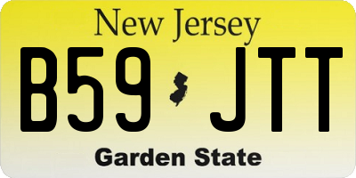 NJ license plate B59JTT