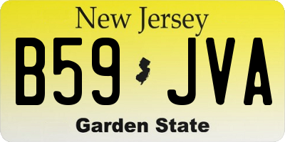 NJ license plate B59JVA