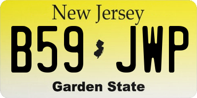 NJ license plate B59JWP