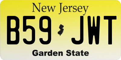 NJ license plate B59JWT