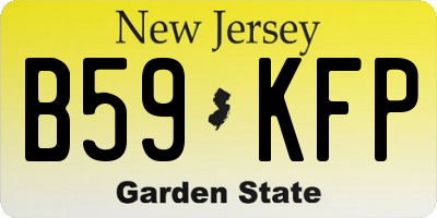 NJ license plate B59KFP