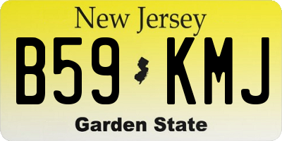 NJ license plate B59KMJ