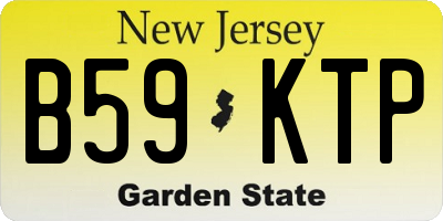 NJ license plate B59KTP