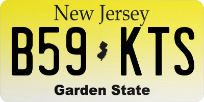 NJ license plate B59KTS
