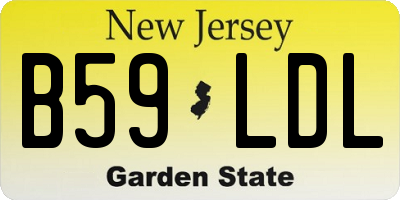 NJ license plate B59LDL