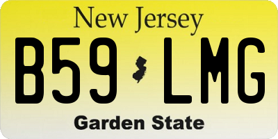 NJ license plate B59LMG
