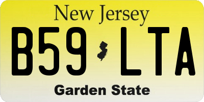 NJ license plate B59LTA