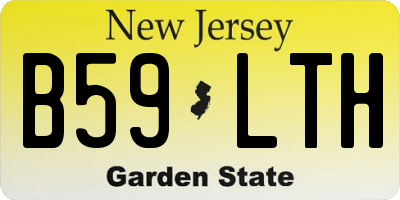 NJ license plate B59LTH