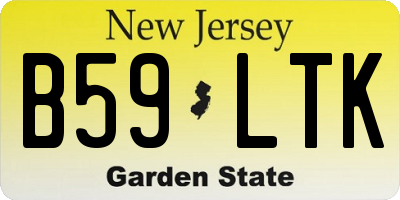 NJ license plate B59LTK