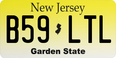 NJ license plate B59LTL