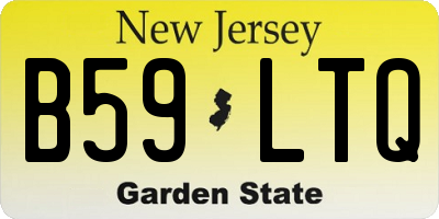NJ license plate B59LTQ