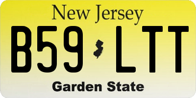 NJ license plate B59LTT