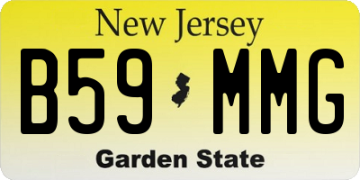 NJ license plate B59MMG