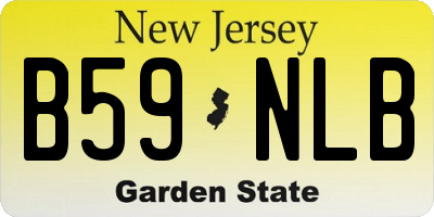 NJ license plate B59NLB