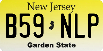 NJ license plate B59NLP
