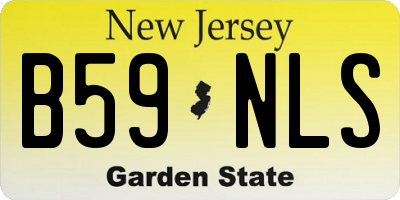 NJ license plate B59NLS