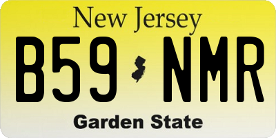 NJ license plate B59NMR