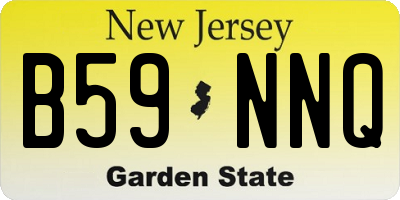 NJ license plate B59NNQ