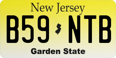 NJ license plate B59NTB