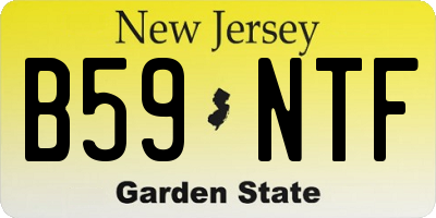 NJ license plate B59NTF